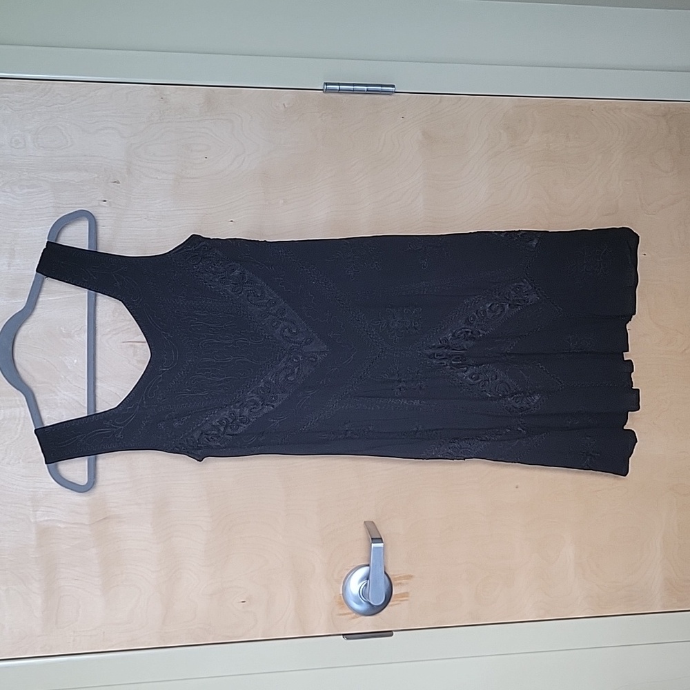 Little Black Embroidered Sundress